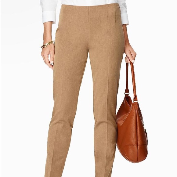 talbots side zip pants